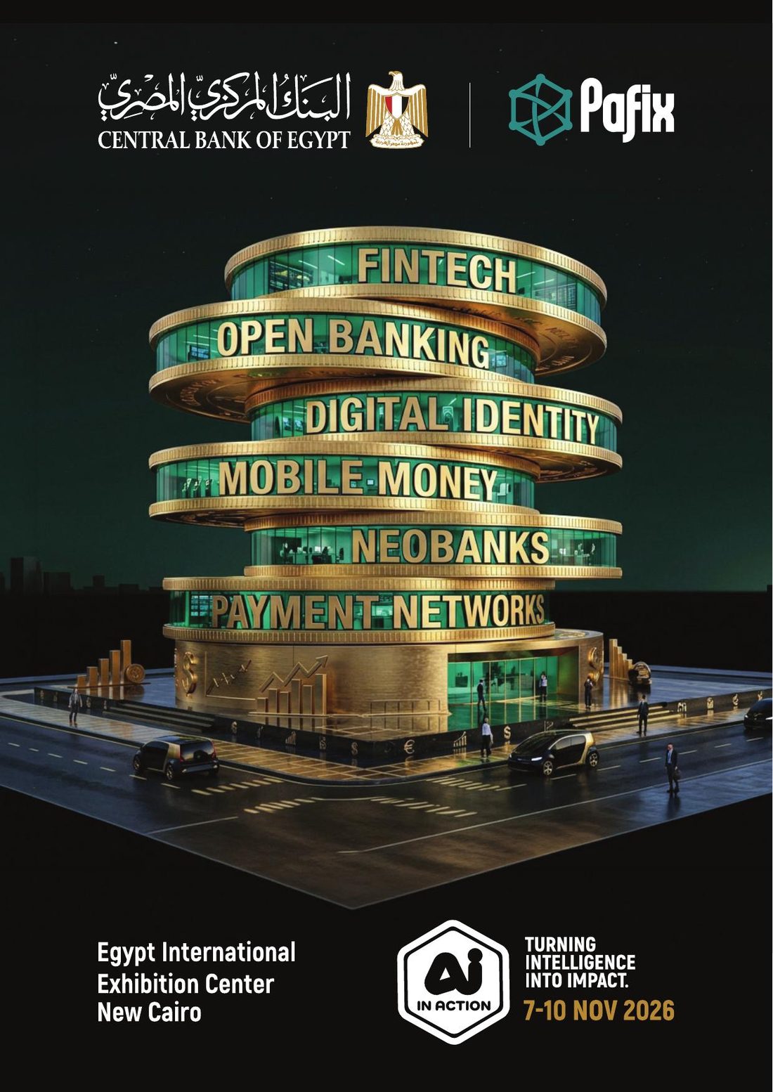PAFIX 2026 key visual: payment networks, neobanks, mobile money, digital identity, open banking and fintech