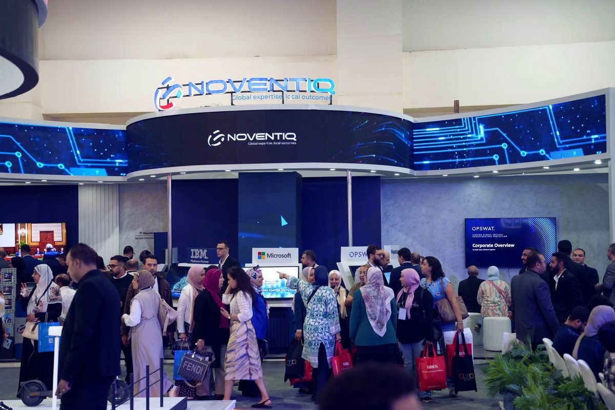Visitors at Cairo ICT 2025