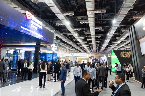 Cairo ICT - exhibition aisle view