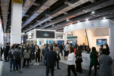 Cairo ICT - exhibition hall aisles