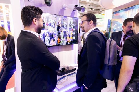 Cairo ICT - exhibitors screen demo