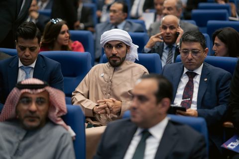 Cairo ICT - gulf delegation audience