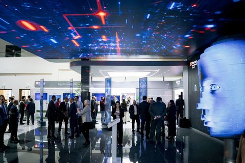 Cairo ICT - immersive hall screens