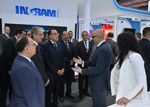 Cairo ICT - ingram stand delegation