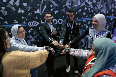 Cairo ICT - media interviews visitors