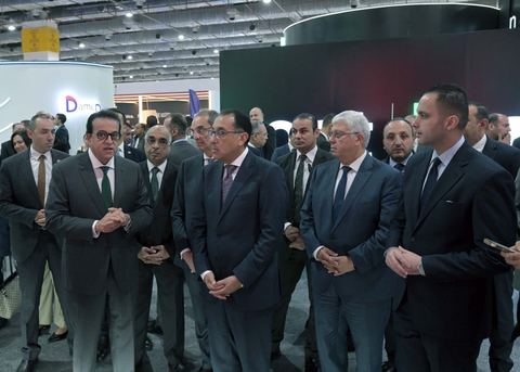 Cairo ICT - officials stand visit