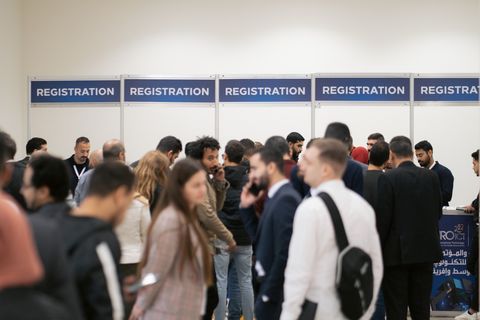 Cairo ICT - registration desks